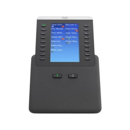 Cisco IP Phone 8865 Key Expansion Module - Key expansion module for VoIP phone - charcoal