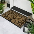 thumbnail image 2 of Decorative Black Rubber and Coir Outdoor Rectangular Door Mat 29.5" x 17.75", 2 of 4