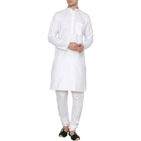 

Royal Kurta Men s Linen Kurta Churidar (White)
