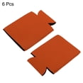 thumbnail image 3 of Uxcell Can Cooler Sleeves Insulated Collapsible Neoprene Covers 2.6mm Thick for 12 Oz Cans Bottle, Orange Pack of 6, 3 of 5