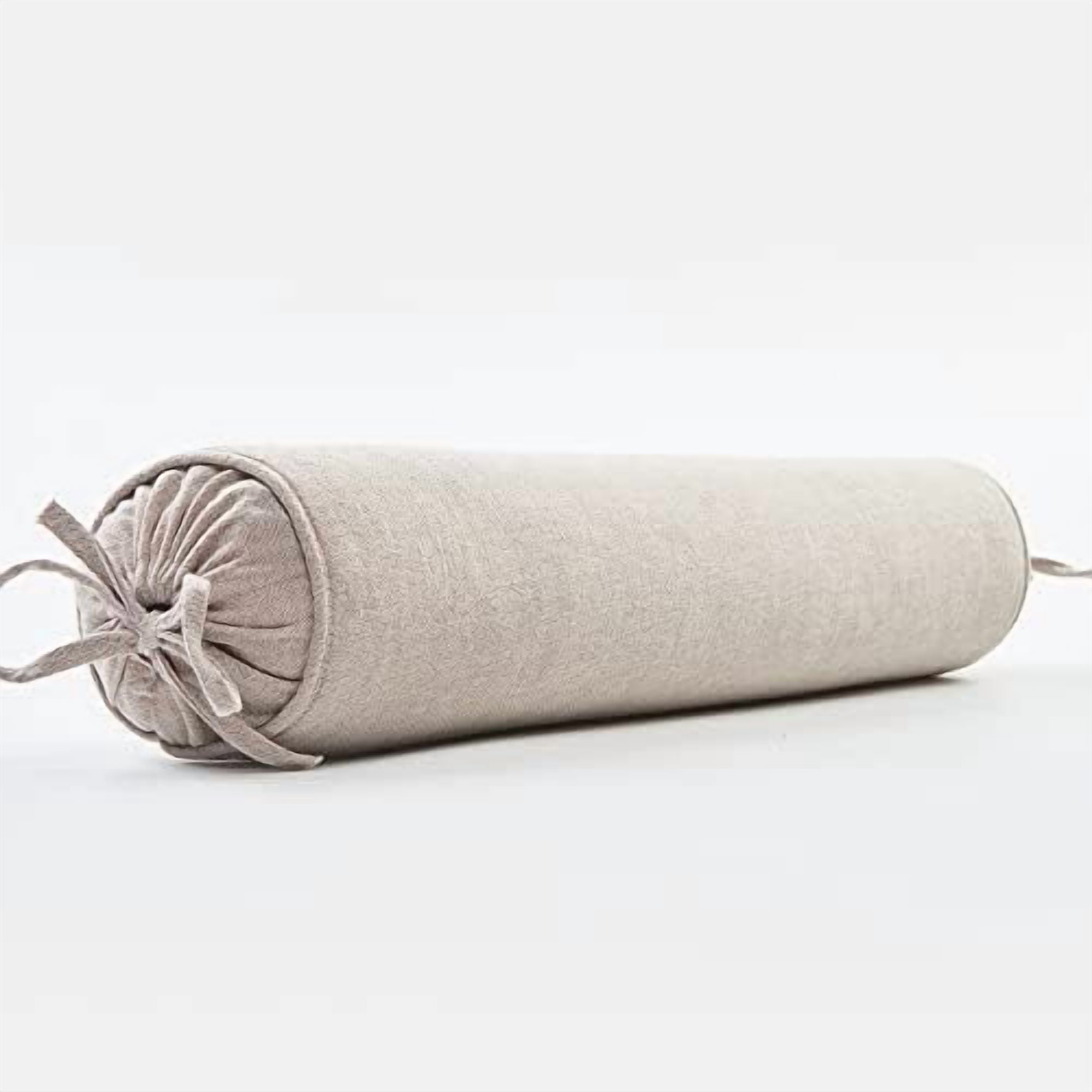 Buckwheat Pillow for Sleeping 3" x 16" Organic Cotton Adjustable Firm Cervical Roll Bolster Cylinder Recliner Neck Roll Pillow for Sleeping Pain Relief Round Neck Support Lumbar Bed Legs Back Yoga