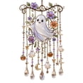 thumbnail image 3 of SeekLGT Halloween-Themed Crystal Wind Chime, Acrylic Stained Glass Suncatcher Hanging Ornament with Soft Tinkling Sound for Home Window Door Decor, 1 Pc, 3 of 9