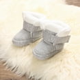 thumbnail image 6 of Baby Girls Boys Snow Boots, Toddler Infant Soft Sole Winter Warm Prewalker Newborn Outdoor Shoes, 6 of 7