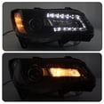 thumbnail image 3 of For 2011-2023 Chrysler 300 Headlights LED DRL Projector Black Clear Lens Headlamp LH+RH, 3 of 9