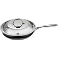 thumbnail image 5 of Cooks Standard Multi-Ply Clad 12-Inch Stainless Steel Frying Pan with Lid, Everyday Wok Stir Fry Pan Kitchen Skillet, Stay-Cool Handle, Induction Compatible Cookware, Dishwasher Oven Safe, 5 of 8
