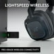 thumbnail image 4 of Logitech G Astro A30 Lightspeed Wireless Gaming Headset, Bluetooth, Dolby Atmos/3D Audio Compatible, Detachable Boom, 27h Battery, for Xbox, PS5, PS4, Nintendo Switch, PC, Android â?? Blue, 4 of 5