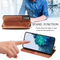thumbnail image 5 of Galaxy S21+ Wallet Case, Dteck Premium PU Leather Flip Folio Wallet Case with Card Slot Magnetic Closure Case for Samsung Galaxy S21 Plus 6.7 inch, Brown, 5 of 8