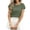 Green, variant on Stichou Women's Sweater Vest Spring Summer Cap Sleeve Crew Neck Casual Loose Knit Business Tops Western Vacation Outfits Brown S