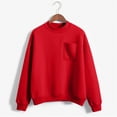 thumbnail image 2 of Sweatshirt for Women Perfect For Daily Wear or Loungewear Every Soft Fabrics XL Red Sweatshirts, 2 of 4