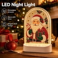 thumbnail image 5 of KRONDO Christmas Diaamond-Art Night Light, 3D Pear-l Painting Kit with Warm LED Base for Beginners, 5 of 9