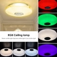 thumbnail image 3 of 36W RGB LED Ceiling Light with Bluetooth Speaker, 12 Inch Color Changing Cool/Warm/White Ceiling Lamp with App and Remote Control, Waterproof Ceiling Lights for Kids Bedroom Bathroom, 3 of 6