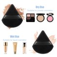 thumbnail image 3 of Esponja triangular suave para polvos sueltos y corporales, esponjas de terciopelo para maquillaje y base de maquillaje, 3 of 5