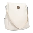 thumbnail image 1 of PU Mochila De Cuero Bolso Para Las Mujeres, Moda Bolso Multiusos, Señoras Bolsas De Hombro, Mochila De Viaje, Mochila Grande Bolsa De Viaje, Mini Mochila Monedero Para Mujer, 1 of 7