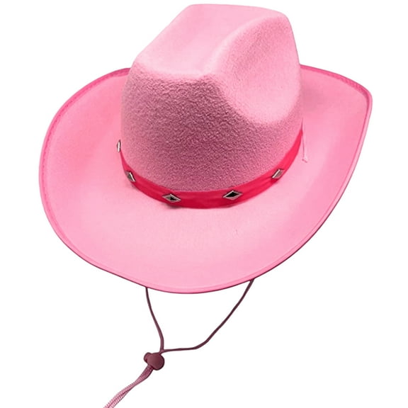 SILVERCELL Studded Cowboy Hat Cowboy Costume Decorations Western Dress Up Accessories Cowboy Hat