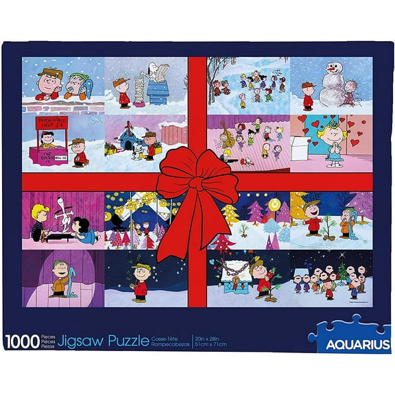 Peanuts Charlie Brown Christmas Present 1000 Piece Jigsaw Puzzle