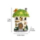 thumbnail image 4 of Ganfancp Solar Powered Resina Hut Navidad Al Aire Libre Patio Jardín Decoración Led Luces de Noche Ambiente Ornamentos Ofertas Flash Liquidación 1* Lámpara Solar, 4 of 5