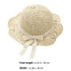 thumbnail image 4 of KAKOWELY 1 sombrero de paja portátil para playa de verano para mujer, sombrero de pescador., 4 of 4