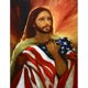 thumbnail image 1 of Pintura de diamante (DB0664) 5D DIY Square Man con bandera Rhinestone Artwork 30x40cm FLhrweasw Nuevo, 1 of 1