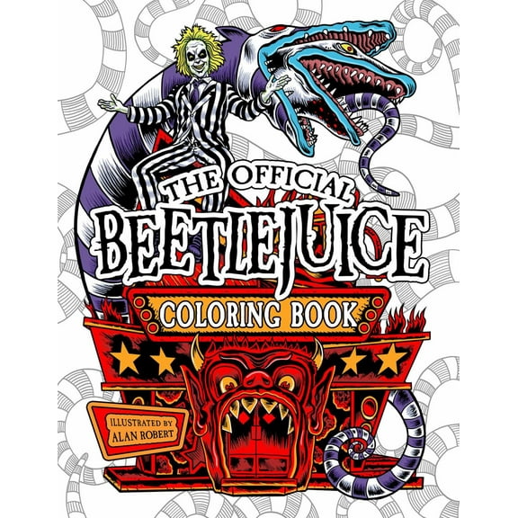 Beetlejuice: the Official Coloring Book, 64 pages (Paperback)