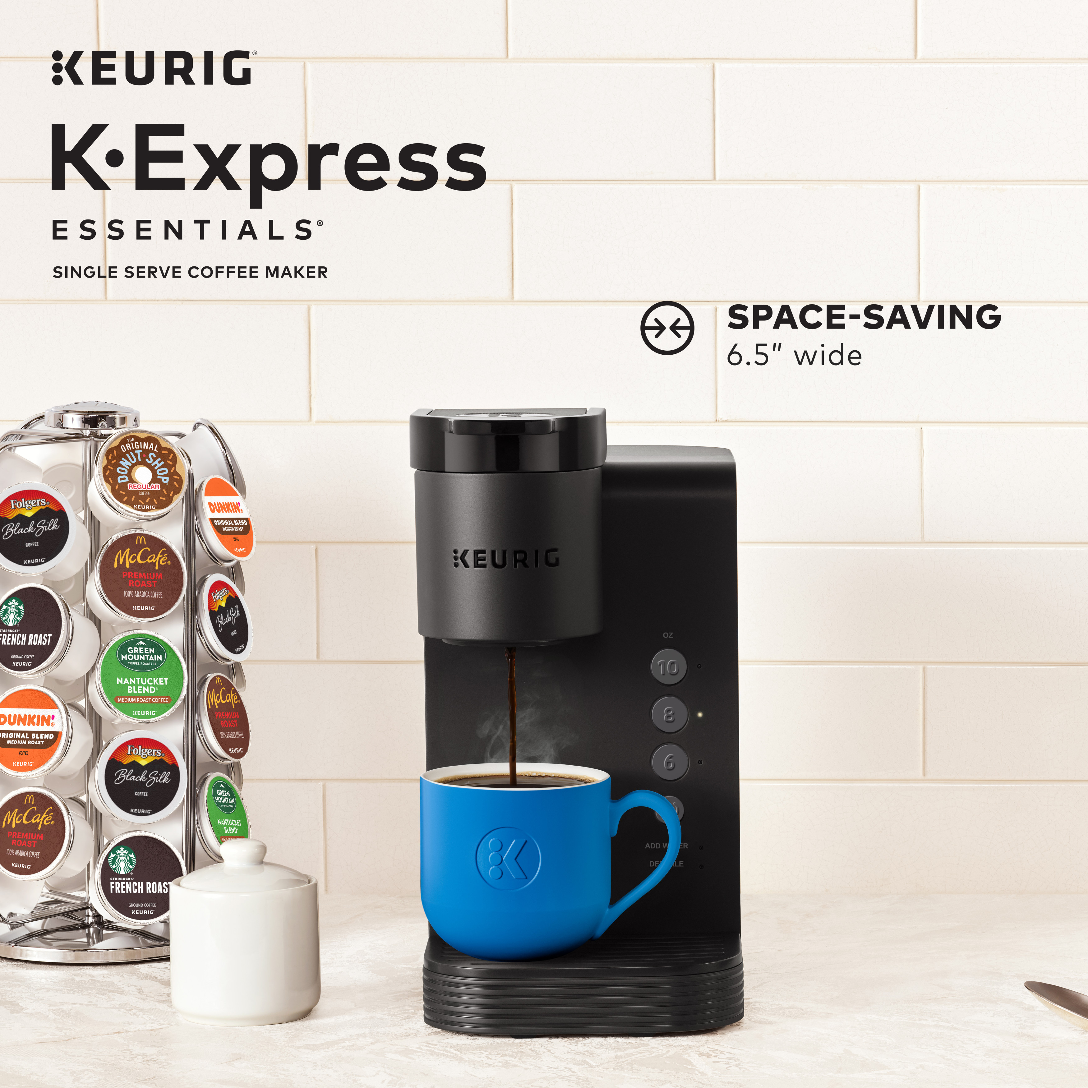 Keurig K-Express Essentials Black, Single Serve K-Cup Pod Coffee Maker - image 5 of 13
