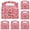 Pink*10pcs, variant on Valentine's Day Gift Treat Boxes,1PCS Portable Valentines Candy Boxes with Colorful Heart shaped Design,Cookie Box for Valentines Mothers Day Anniversary Wedding Party Favor Decor(Red)