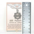 thumbnail image 4 of Aquarius the Water Bearer Zodiac Sign Necklace Pewter - Gift Packaged on story card with personality traits - Made in USA (18" chain length), 4 of 5