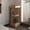 Natural Wood, variant on Modern style, rectangular - Optimizes small spaces, displays glassware - Living room or dining area / Enhances home bar look