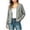 *Gray, variant on ClodeEU Women's Zip Up Long Sleeve Jacket with Thumbhole Cuffs ,Casual Fashion Coat with Pockets Army Green,Women's Plus L