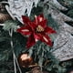 thumbnail image 5 of Adornos navideños, adornos navideños, regalos navideños, polvo de franela de alta calidad, simulación de flores navideñas, decoración para árbol de Navidad, colgante, flores artificiales, 5 of 6