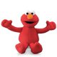 thumbnail image 1 of Puf de peluche con el personaje de Sesame Street Elmo, 15 cm - ENESCO, 1 of 3