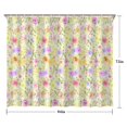 thumbnail image 5 of Pioneer Flower Floral Print Pattern Shower Curtain 84"x72" ,Bathroom Decorative Shower Curtains Set with 12 Hooks,Modern Waterproof Washable Shower Curtain, 5 of 6