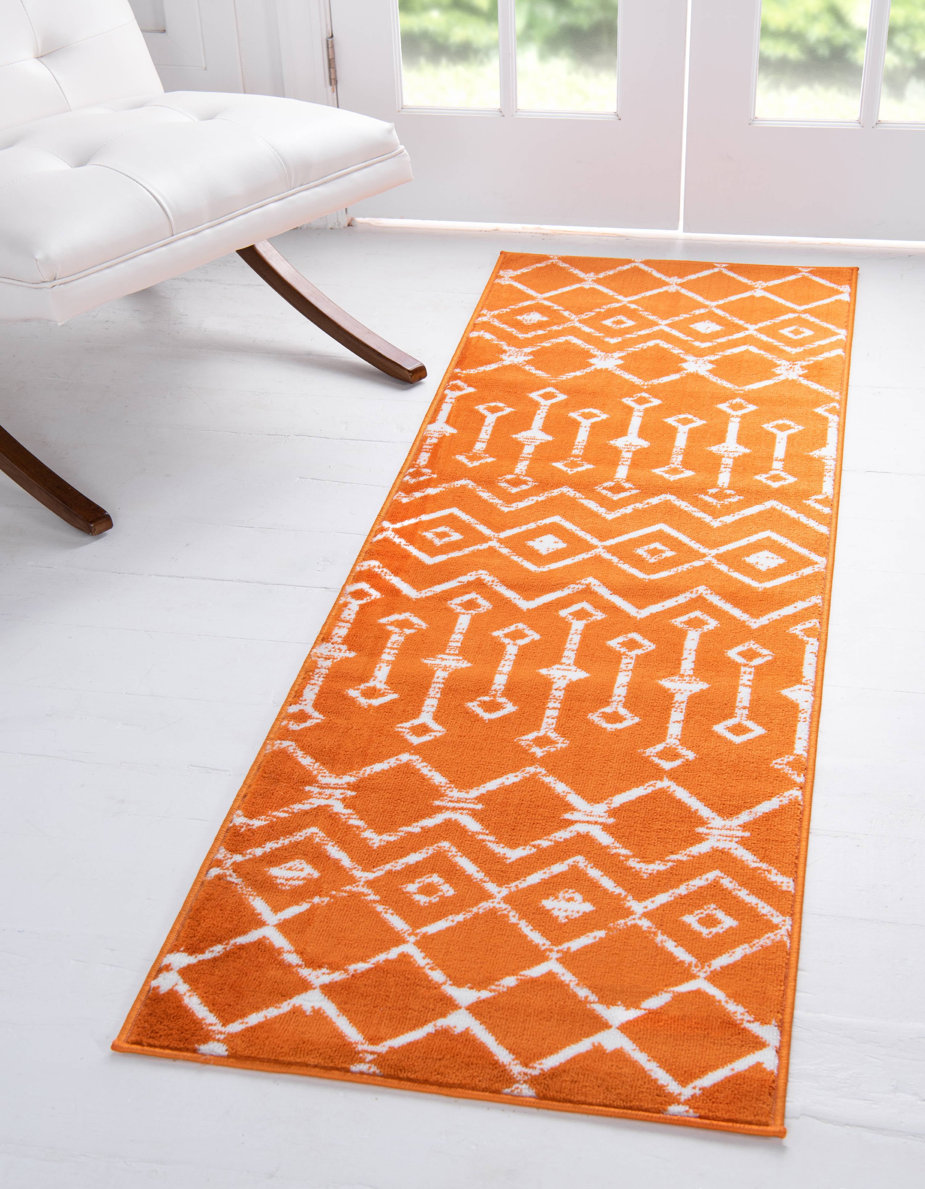 Unique Loom Moroccan Trellis Contemporary Area Rug or Runner Walmart