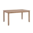 thumbnail image 4 of Linon Jordan Six Piece Upholstered Dining Set with Bench in Gray Washed Wood, 4 of 20