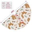 thumbnail image 3 of Sikiie Squirrel And Leaves 30-48 inches {designName} Print Christmas Tree Skirt Snowman Xmas Tree Skirt with Edge Christmas Decorations for Holiday Party36", 3 of 7