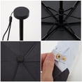 thumbnail image 3 of Unique Bargains 1 Pc Folding Umbrella Lightweight Two-color Travel Umbrella Black White, 3 of 6