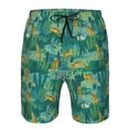 thumbnail image 3 of Pofeuu Jungle Leopard Prin Men's Swim Trunks Quick Dry Bathing Suit Swimming Board Shorts Mesh Lining Beach Swimwear-XX-Large, 3 of 6