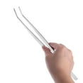 thumbnail image 4 of ​BE-TOOL 300mm Elbow Stainless Steel Curved Tweezers Kit Trimming Tool Silver, 4 of 6