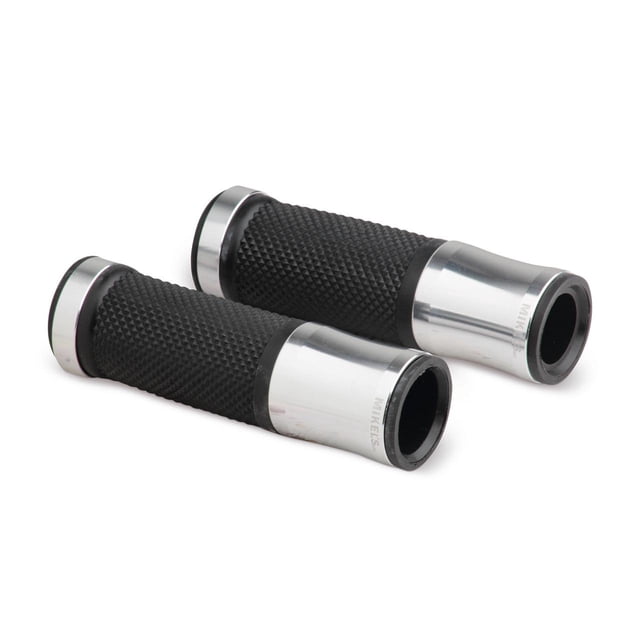 Puños para Motociclista. Plata MIKELS .