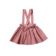 thumbnail image 3 of Bagilaanoe Toddler Baby Girls Overalls Dress Set Adjustable Strap Suspender Skirt 1T 2T 3T 4T 5T 6T Kids Casual Outfits, 3 of 8