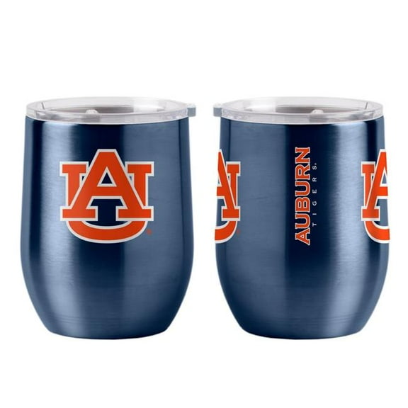 Logo Brands 486749 Auburn 16 oz Gameday Stainless Curved Beverage