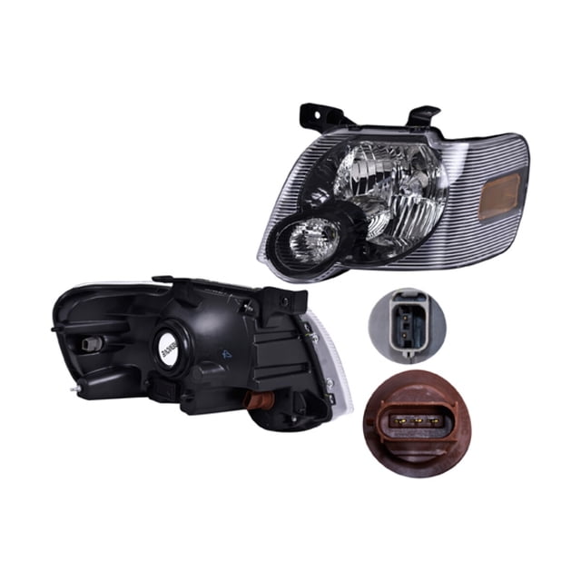 Faro Explorer DEPO Sport Trac 2006 A 2010 Ford Izq Fdo Negro