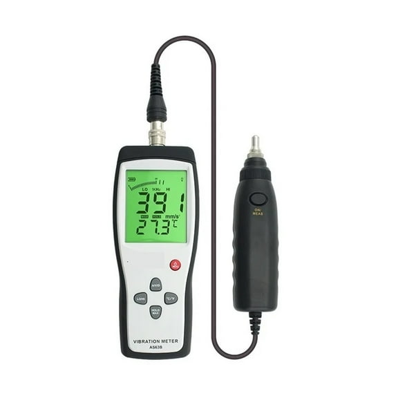 AS63B Digital Vibration Meter Vibrometer Handheld Tester with acceleration velocity measurement ,User Friendly