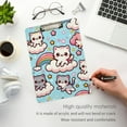 thumbnail image 5 of Cute Cats in Rainbow Acrylic Clipboards 12 x 9 Inch A4 Size with Low Profile Clip Hanging Clipboard for Classroom School Office, 5 of 8
