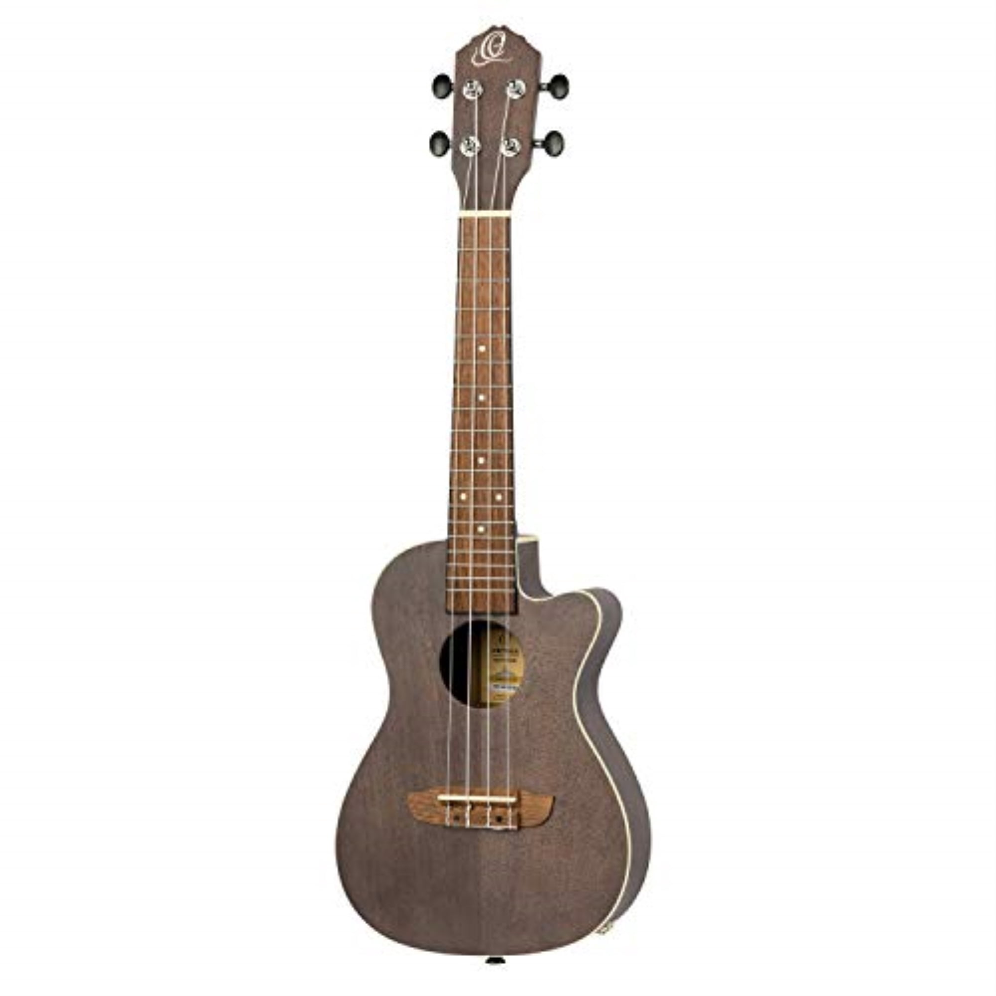 Ortega RUDAWN Earth Series Concert Ukulele Transparent Tequila Sunburst Coal Black