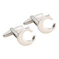 thumbnail image 2 of Gemelos de Camisa de Negocios con Letras Distintivas Sunnimix Accesorios de Boda para Hombre Carta para Hombre CuffLinks, 2 of 8