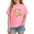 thumbnail image 6 of Piuwrlz Girl Graphic Shirts Tops Girls Short T-Shirts Sleeve Cotton Pullover Pink Size 5 Years, 6 of 10