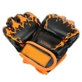 thumbnail image 4 of Guantes de kickboxing, guantes profesionales sin dedos para MMA, guantes para saco de boxeo, guantes de boxeo sin dedos optimizados para la excelencia, 4 of 8