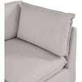 thumbnail image 5 of Meridian Furniture Mackenzie Beige Durable Linen Textured Corner, 5 of 7