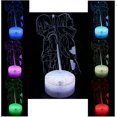 thumbnail image 1 of 3D Anime Night Light - LED Illusion Lamp and 16 Color Change, 1 of 1