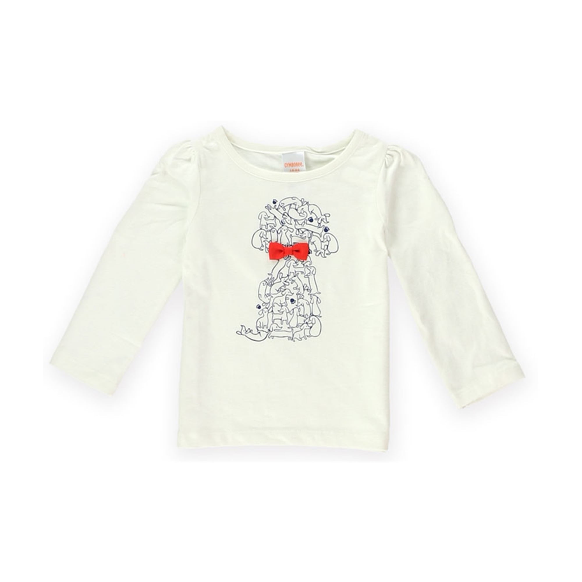 Gymboree The Holiday Shop White Shirt Girl W/ Red Star Size 12-18 Mos & UP NEW 